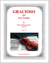 Gracioso for Two Violins cover